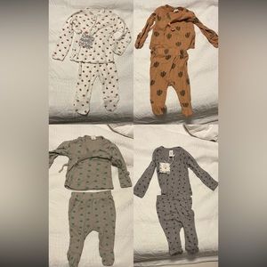 Kate Quinn Wrap Top & Footed Set $12.50 Each! (4)